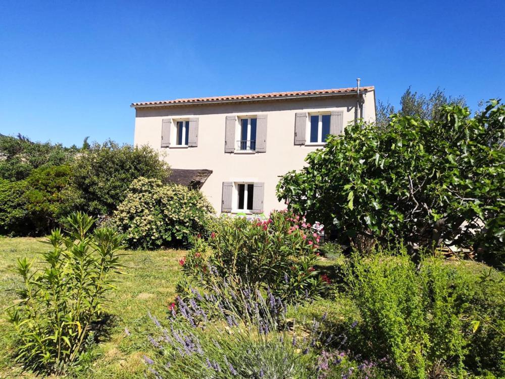 Villa Spacieuse Avec Terrasse Et Vue Mont Ventoux Entrechaux Exterior foto